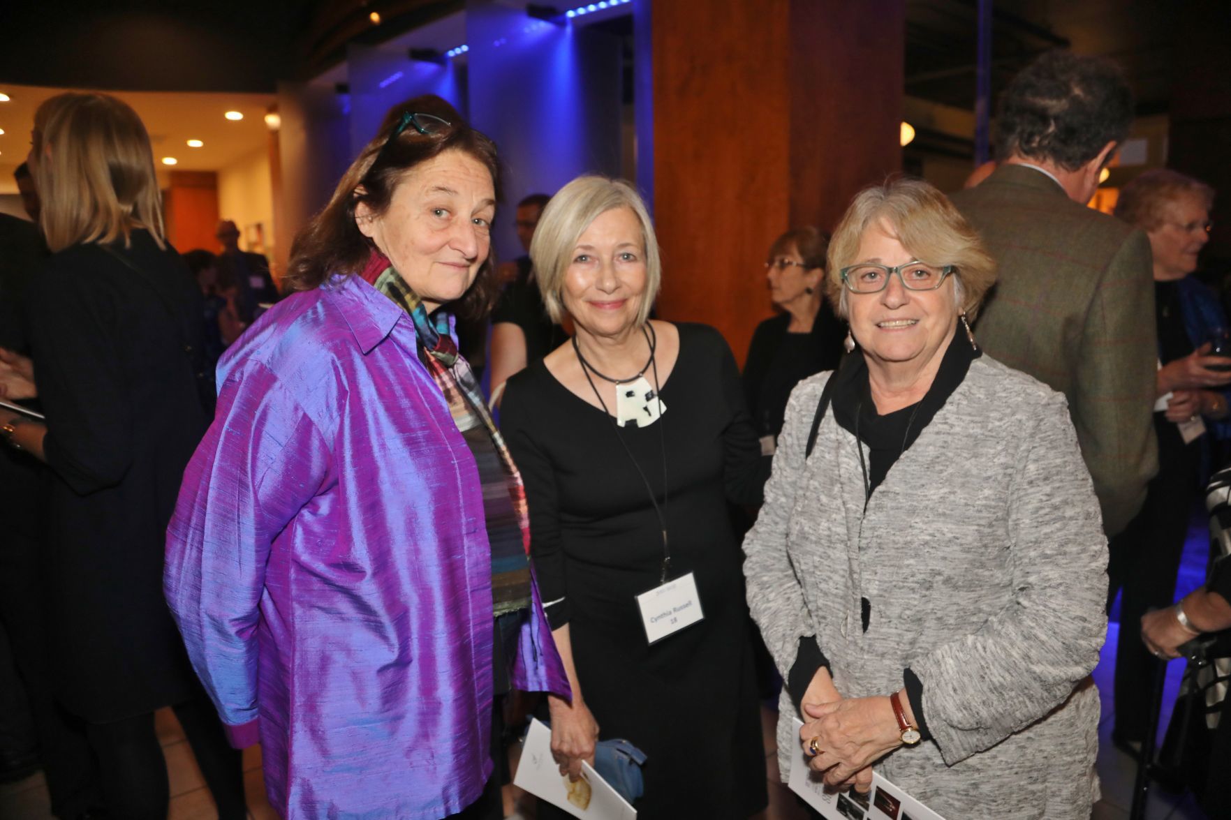 honoree: Susan Meiselas, Cynthia Russell, daughter of late father Willard Boyle, honoree, Susan Stang